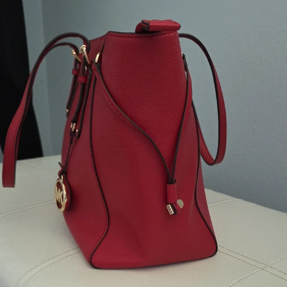 Michael Kors Red Tote Bag